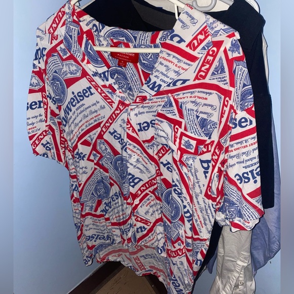 Budweiser Camp shirt pacsun - Picture 1 of 2